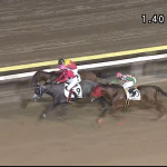 【競馬結果】【競馬】的場文男騎手、天神乗りで差し切る